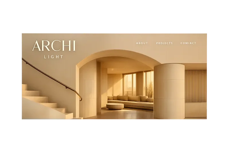 צילום מסך של אתר Archi Light